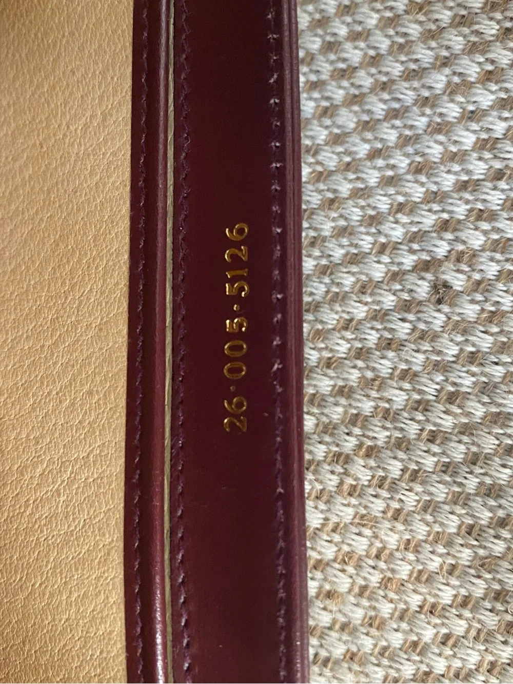 Vintage Gucci Crossbody or Clutch Bag in Burgundy Red - Picture 14 of 14